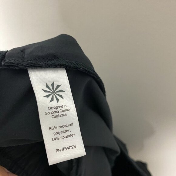 Athleta La Viva Capri Joggers Hiking Active Black Womens 4 Drawstring Elastic - Picture 5 of 6